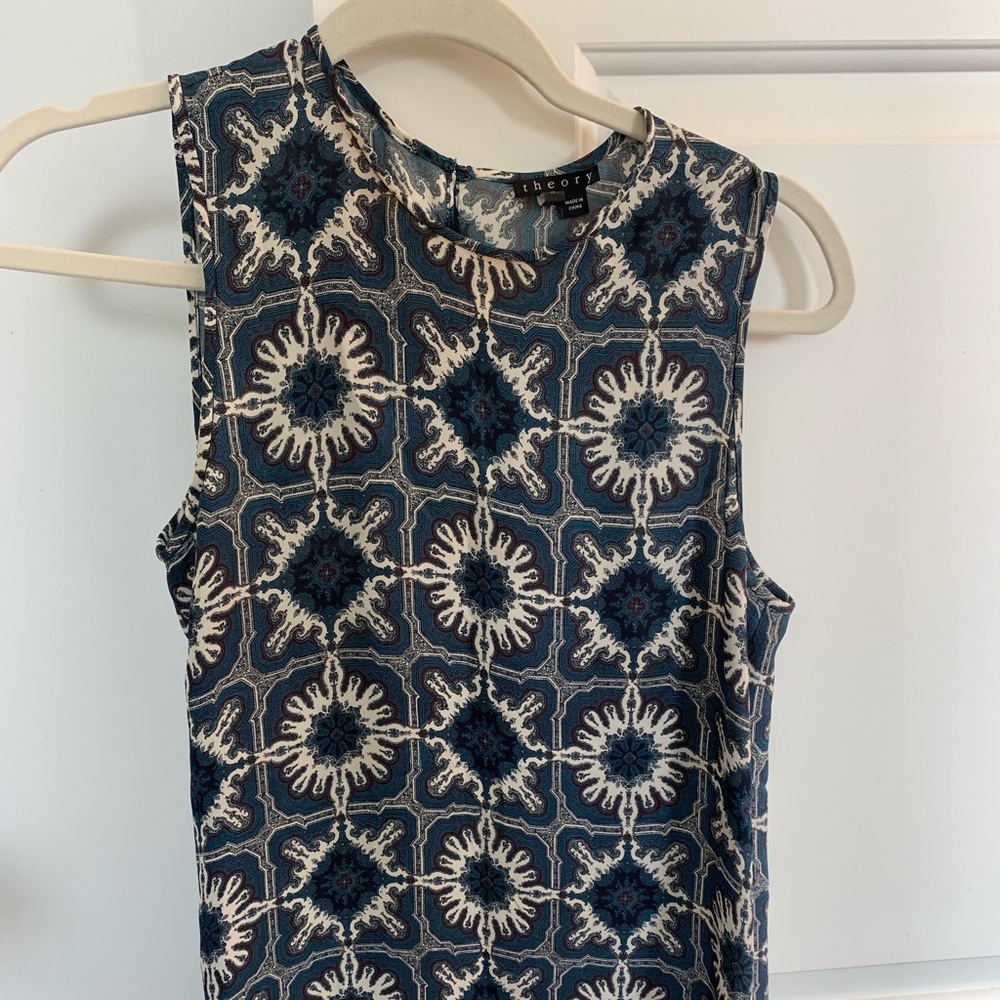 Theory sleeveless blouse